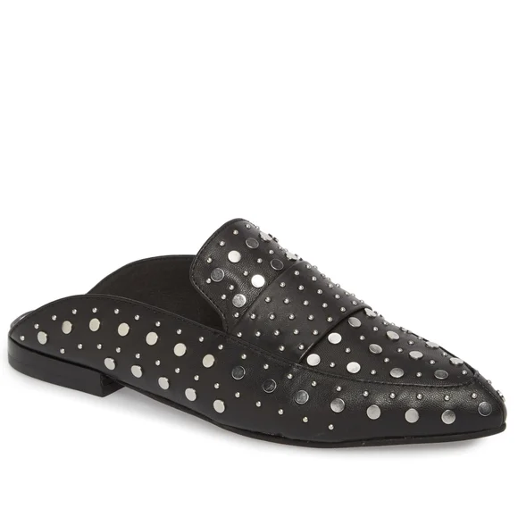 Kristin Cavallari Charlie x Chinese Laundry Studded Women's Mules Flats - Picture 3 of 7